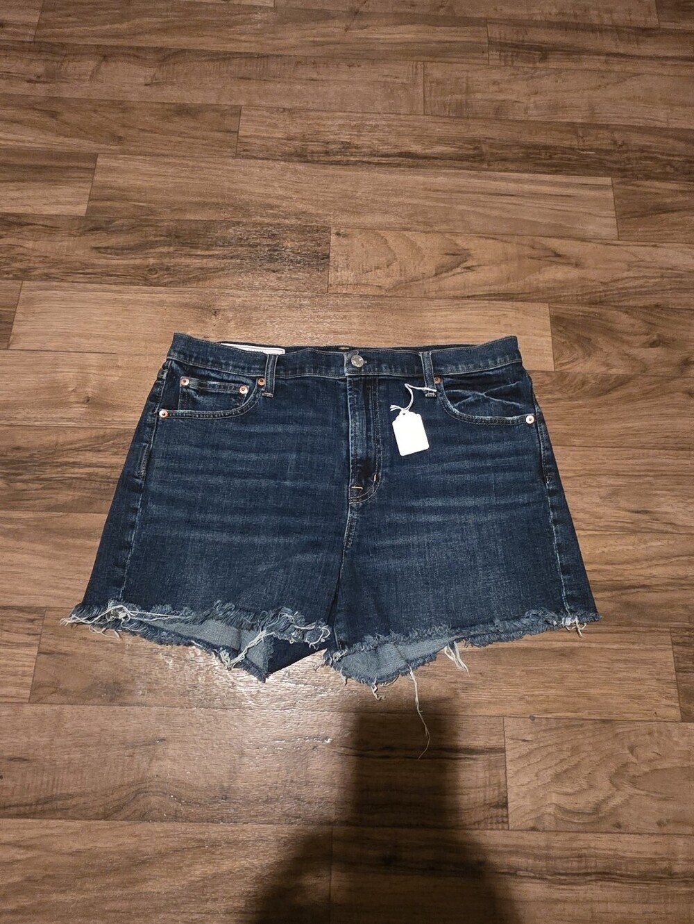Levi's Dark Blue High Waist Denim Shorts